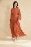 Leonie Ballon Stylish Sleeve Maxi Dress