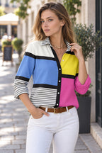 JuliaFashion-Casual Streetwear Print Blouses