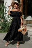 Elegant Off The Shoulder Lace Bohemian Boho Dress