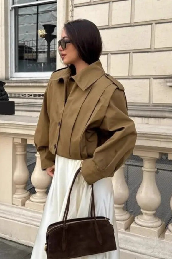 Relaxed Fit Utility Tuck Jacket Secondary image