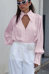 Versatile White Design Blouse