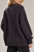 Fashionable Wool Blend Knit Cardiga