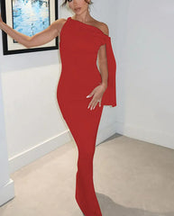 Patchwork O Neck Sleeveless Maxi Dress