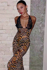 Printed Bodycon Slip Dress