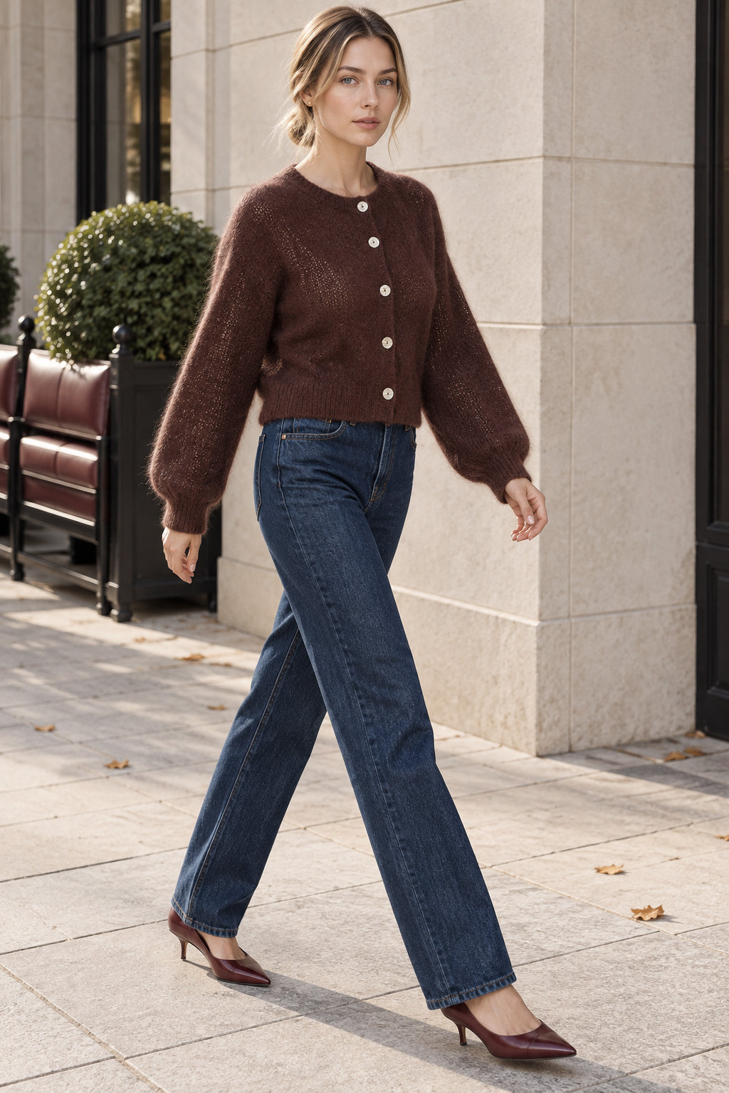 Lightweight Long Sleeve Solid Knit Cardigan
