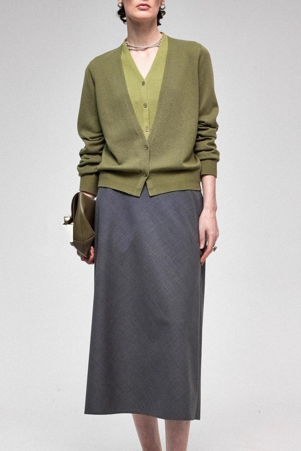 Two-in-One Pure Wool Knit Top Secondary image