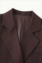 Double Breasted Slim Fit Blazer