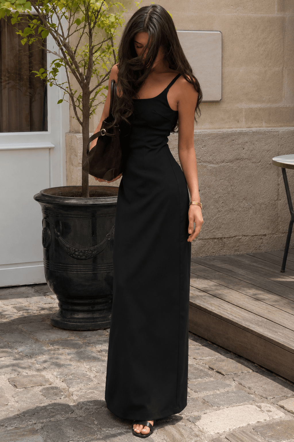 Sleeveless Waist Cinch Bodycon Slip Dress Secondary image