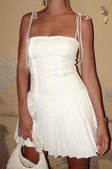 French Style A-Line Mini Work Dress