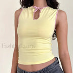 Bodycon Crew Neck Crop Top