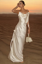 Vacation Backless Cami Fitted Maxi Dress