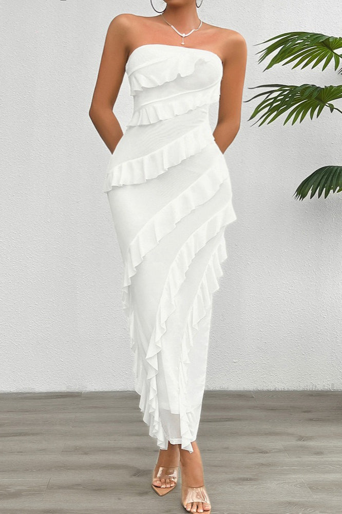 Fitted Strapless Work Dress Main image