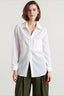 Linen Relaxed Collared Long Blouse