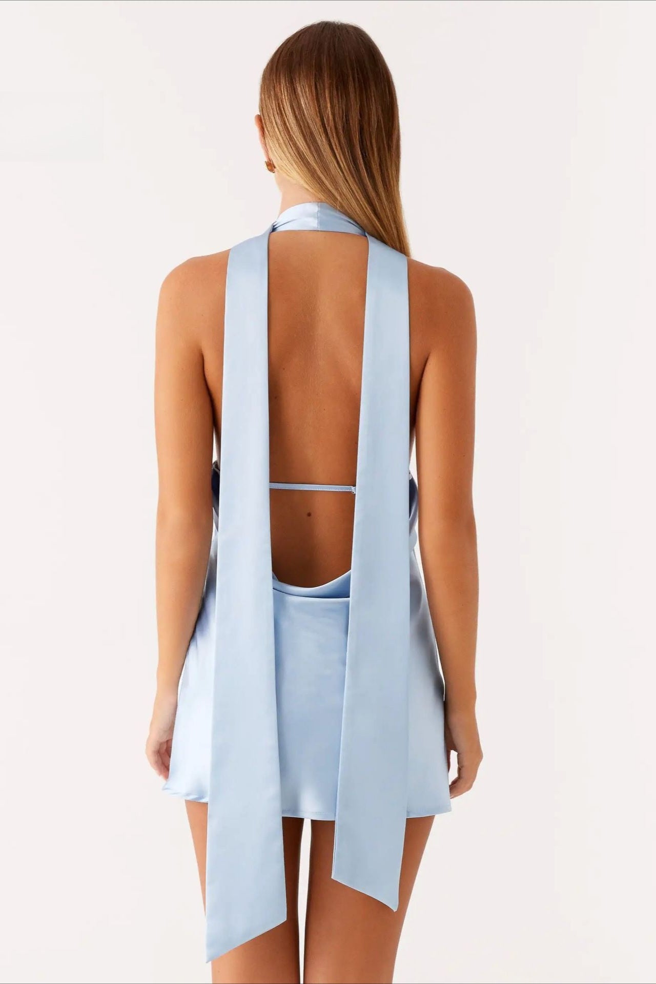 Deep V Backless Tank Mini Dress Secondary image