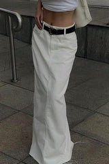 Office Ready Side Slit Bodycon Skirt