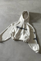 Star Letter Graphic Print Hoodie