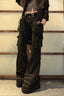 Strapped Multi Pocket Gothic Cargo Jeans