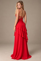 Sexy Solid Backless Spaghetti Strap Maxi Vacation Dress