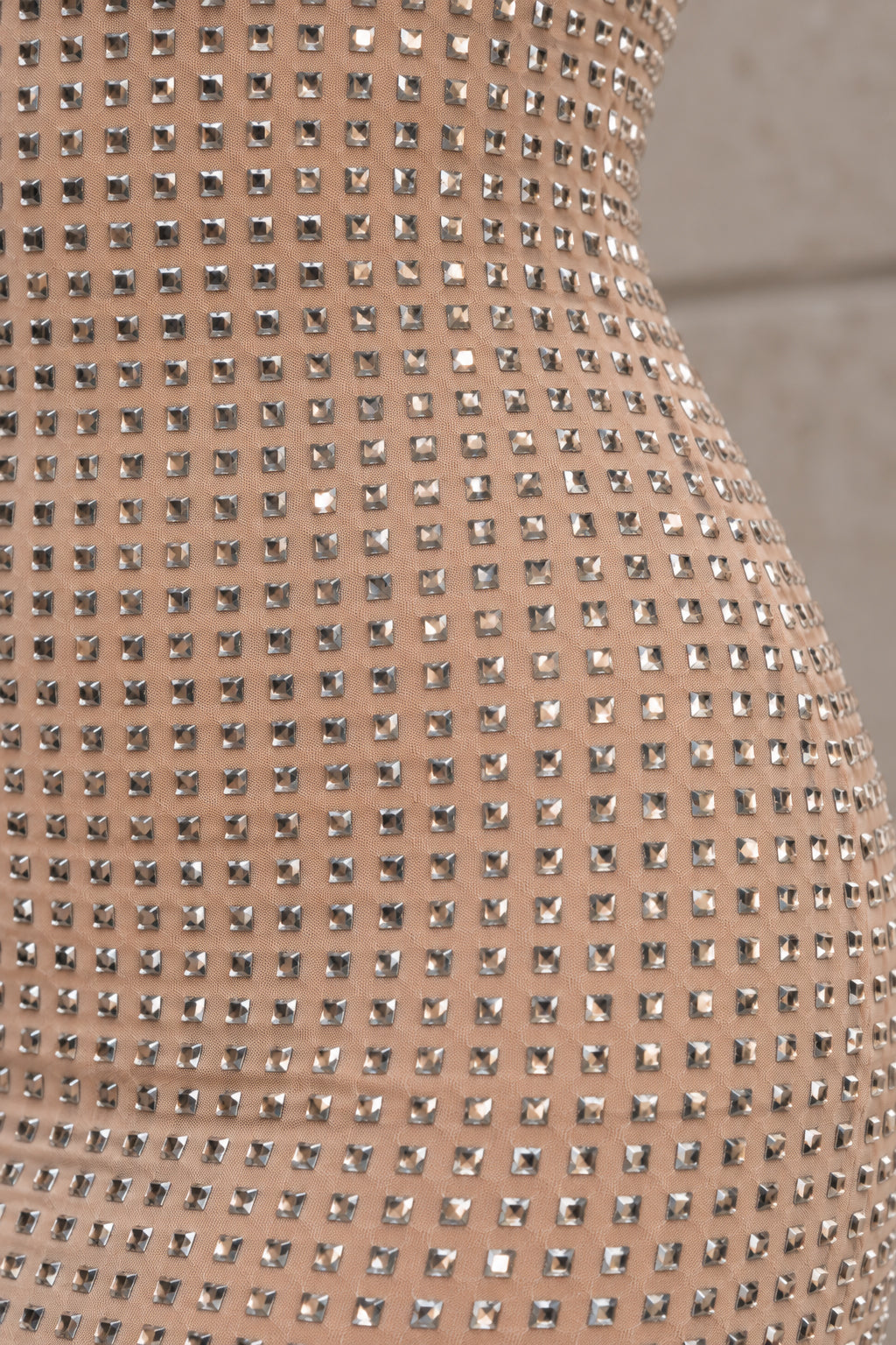 Halter Backless Rhinestone Mini Bodycon Dress