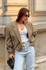 Timeless Plaid Relaxed Fit Blazer