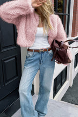 Solid Color Casual Oversized Coat