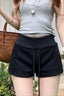 Active Wear Fitted Mid Waist Shorts