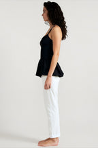 Satin Solid Waist Cami Top