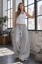 Solid Loose Hip-hop Drawstring Pants