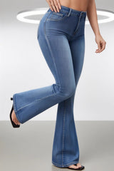 High Waist Slim Fit Denim Jeans