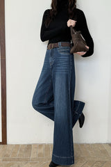 Washed Cropped Relaxed Jeans