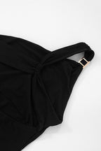 Asymmetric One Shoulder Metallic Cami Top