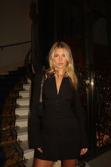 Modern V-Neck Structured Blazer