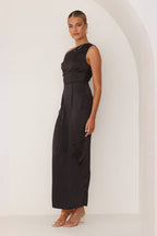 Strapless Solid Color Bodycon Formal Dress