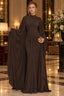 Elegant Backless Sash Sheer Shawl Two Piece Set