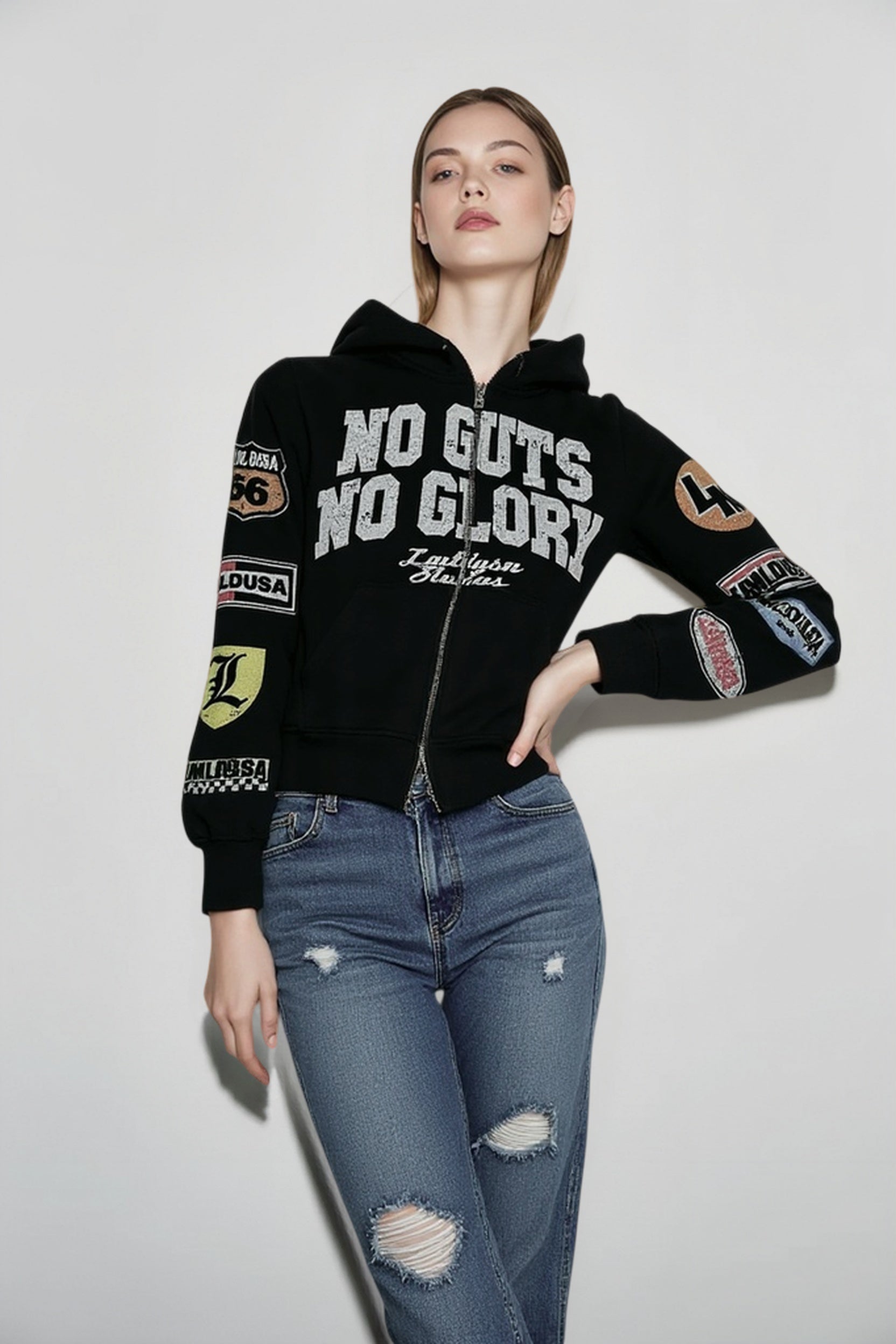 Vintage Gothic Streetwear Hoodie Secondary image