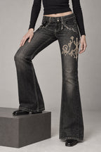 Y2K Style Vintage Denim Pants
