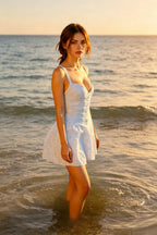 Floral Button Front Slip Dress