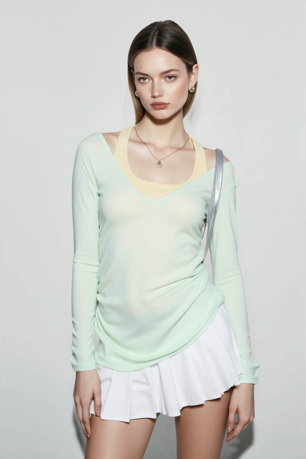 Slouchy Relaxed Long Sleeve Cover Up Main image