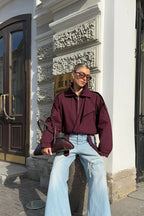 Buttoned Short Street Jacket