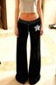 Sequin Star Low Rise Flare Pants
