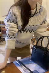 Slouchy Thick Knit Long Sleeve Sweater