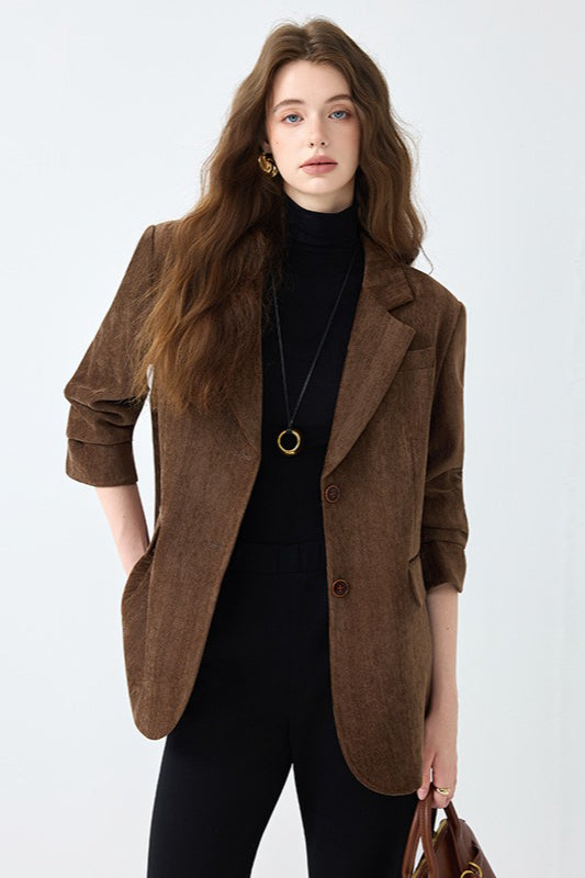 Oversized Retro Tailored Blazer Secondary image