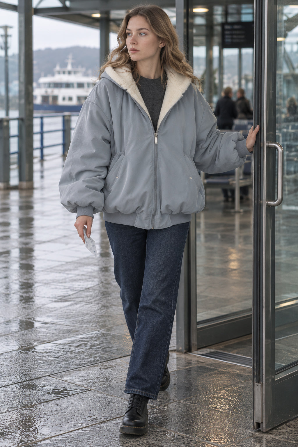 Teddy Reversible Hooded Jacket