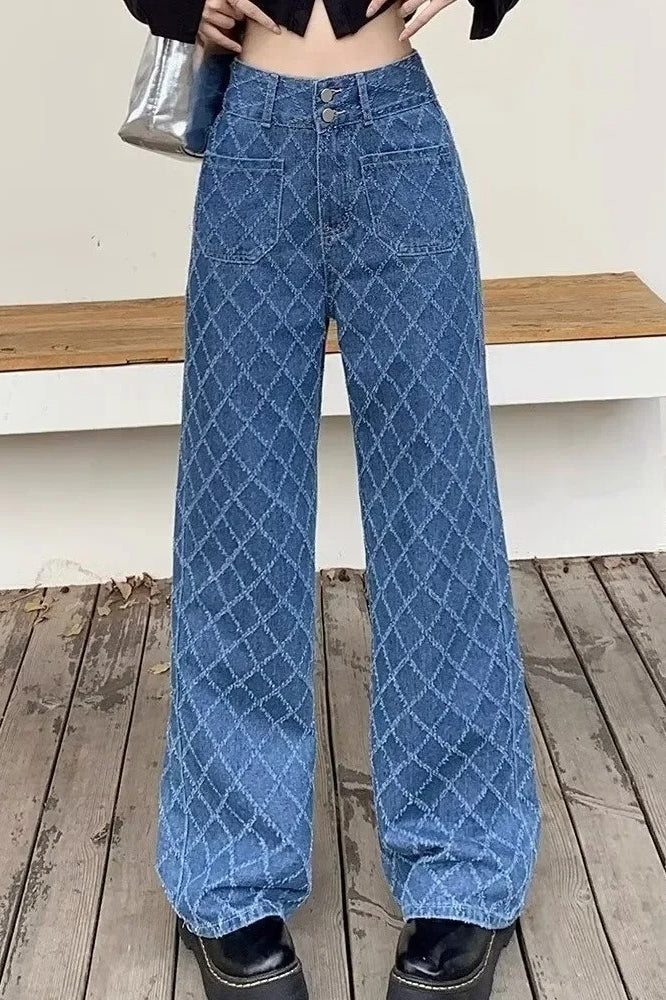 Loose Fit Slimming Straight-Leg Jeans Main image