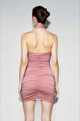 DressBetty - Summer  Halter Cross Night Club Dress