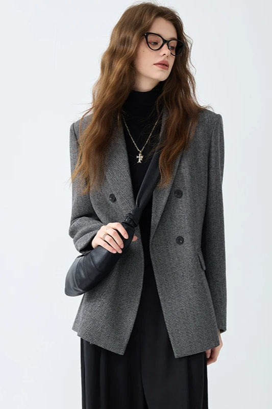 Woolen Casual Suit Blazer Secondary image
