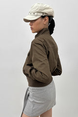 Industrial Ribbed Denim Jacket