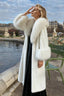 Faux Fur Fur Collar Loose Warm Overcoat
