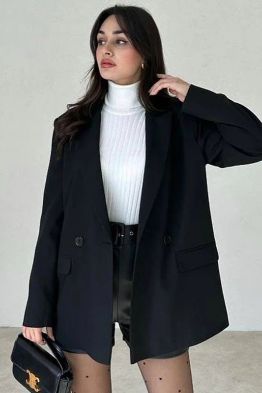Double Breasted Casual Blazer Secondary image