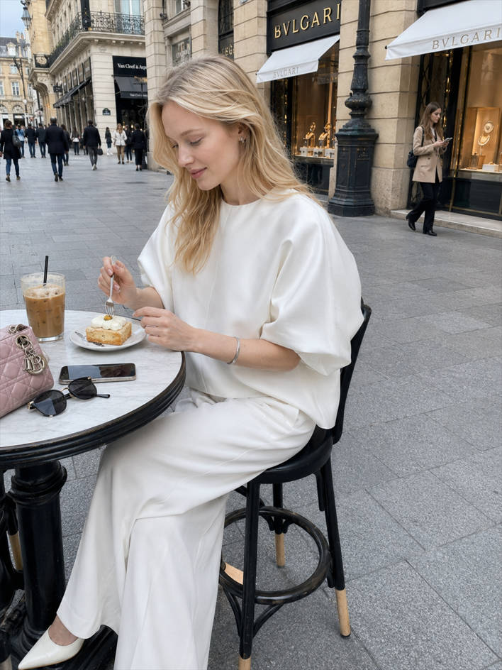 Oversized Puff Sleeve Blouse
